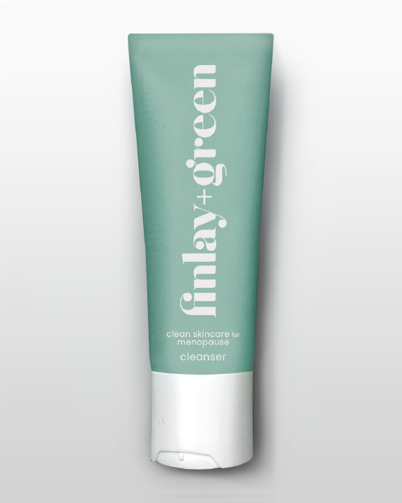 Tube of Finlay+Green cleanser for menopause